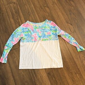 Lilly Pulitzer Finn Top Lilly Loves DC Long Sleeve Tee